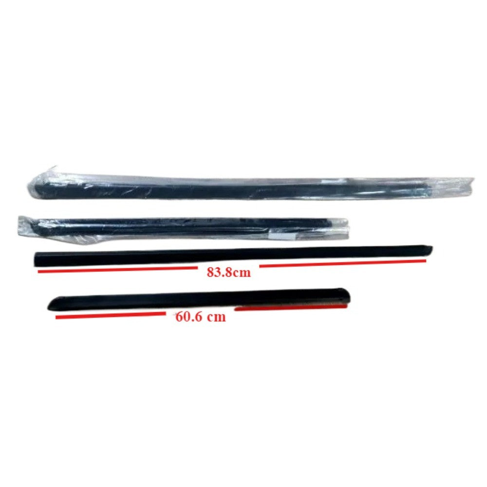 4 piezas de goma para ventanas para camioneta Isuzu 1991-1996 Protector de vidrio para Holden Rodeo TF decoración tira meteorológica para camión TFR