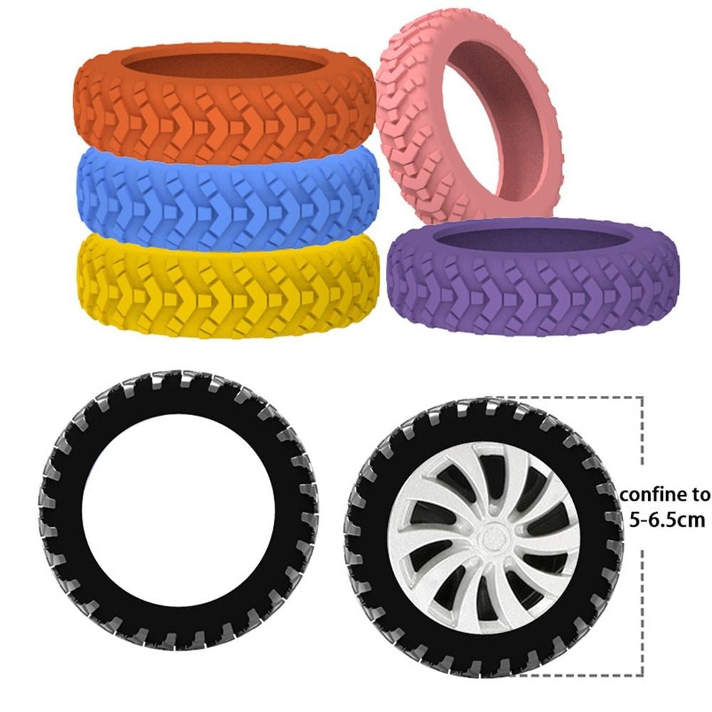 8 unids/set cubierta de protección de ruedas de maleta con sonido silencioso caja de carrito de silicona cubierta de ruedas equipaje de viaje zapatos con ruedas