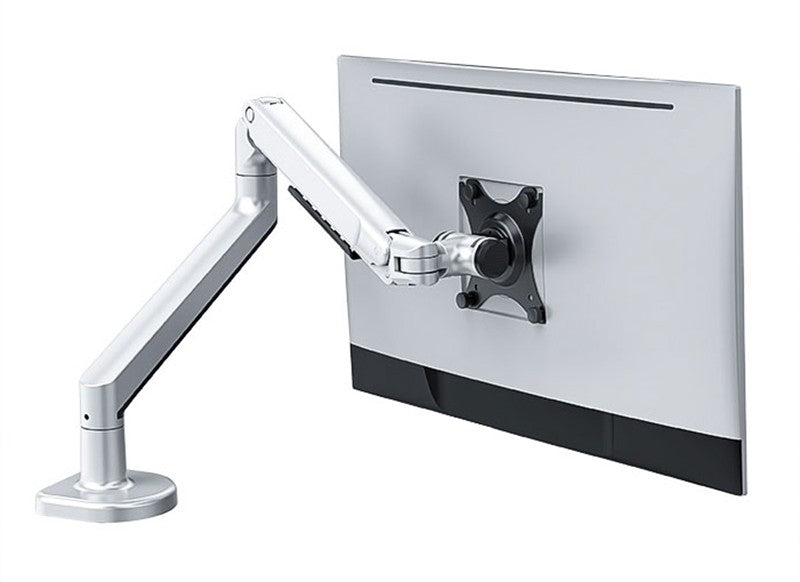 Soporte de Monitor de escritorio V8 de aluminio, brazo de resorte mecánico, elevación libre, movimiento completo, soporte de Monitor de TV, carga de 11kg, 17-38"