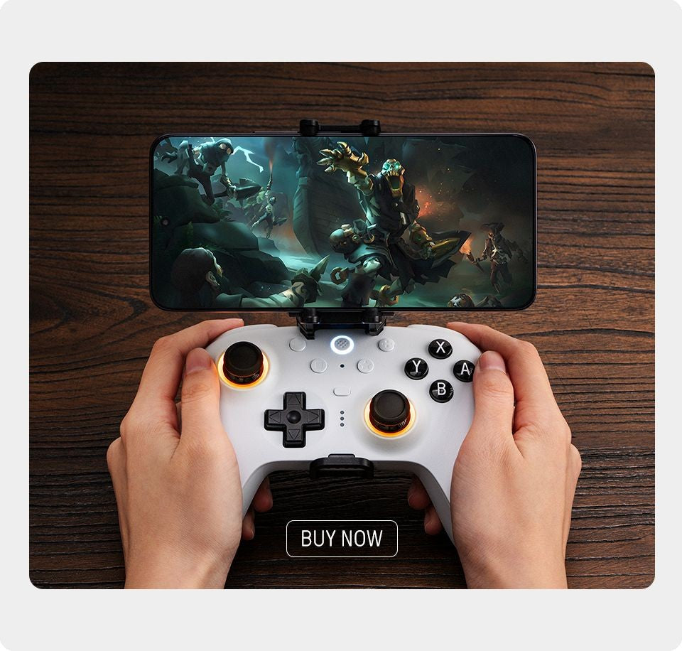Nuevo Control Inalámbrico 8BitDo Ultimate 2 con Joystick TMR, Gatillos con Efecto Hall, Base de Carga, BT 2.4G para Windows 10, 11, Android y Steam