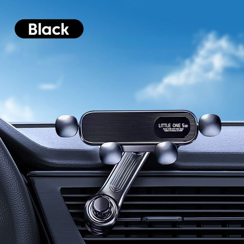360 °   Soporte giratorio para teléfono de coche por gravedad, rejillas de ventilación para coche, soporte de montaje con Clip, varilla de extensión en soporte para teléfono inteligente, soporte GPS