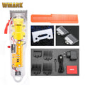 Cortadora de pelo recargable WMARK NG-108 NG-118 de estilo transparente, cortadora de pelo profesional con cable y NG-202 inalámbrica