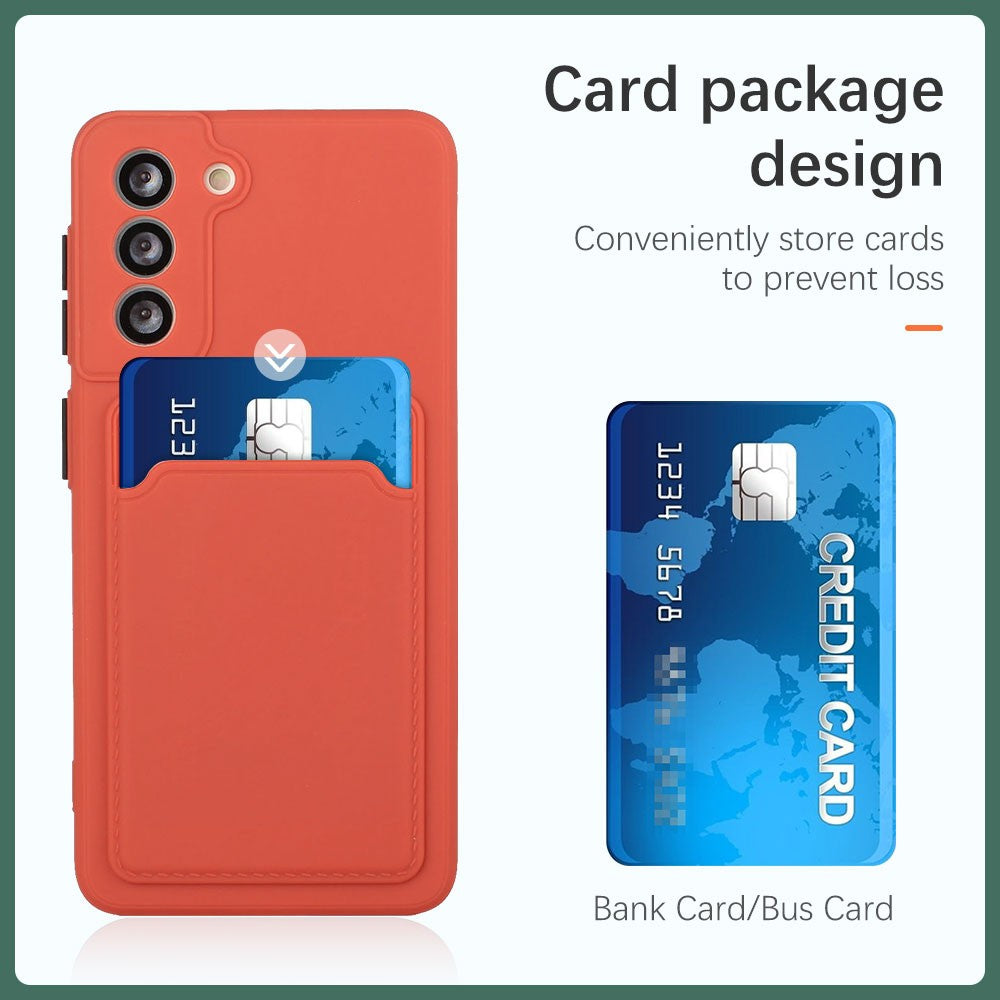 Funda de teléfono con soporte para bolsa con ranura para tarjetas para Samsung Galaxy S24 S23 S22 S21 S20 Plus FE Note 20 Ultra, funda suave a prueba de golpes