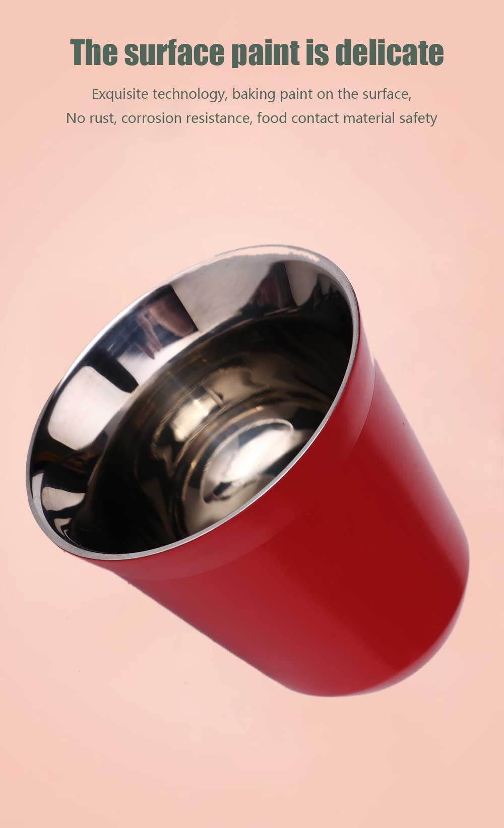 Tazas de café expreso de acero inoxidable 304, tazas de café de 80ML y 160ML, aisladas, doble pared, segura, pequeña capacidad