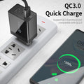 Essager-cargador USB tipo C de 30W, carga rápida 3,0 para iPhone 14, Samsung, Xiaomi, 3 puertos, enchufe múltiple, carga rápida para teléfono móvil de pared