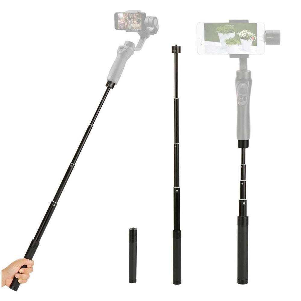 Varilla de extensión para Dji Om 5, palo de Selfie telescópico para Dji Osmo Mobile 3 4 FeiYu Zhiyun Smooth iSteady, accesorios de cardán