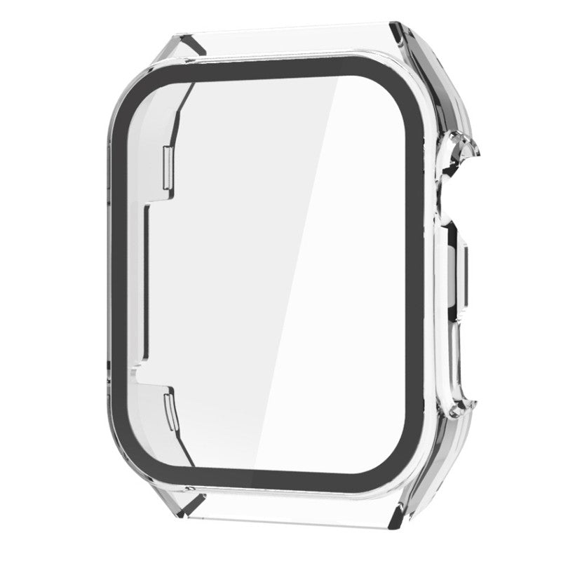 Carcasa de borde duro, película protectora de vidrio para pantalla, marco de reloj inteligente, funda protectora para reloj inteligente Haylou S8, accesorios