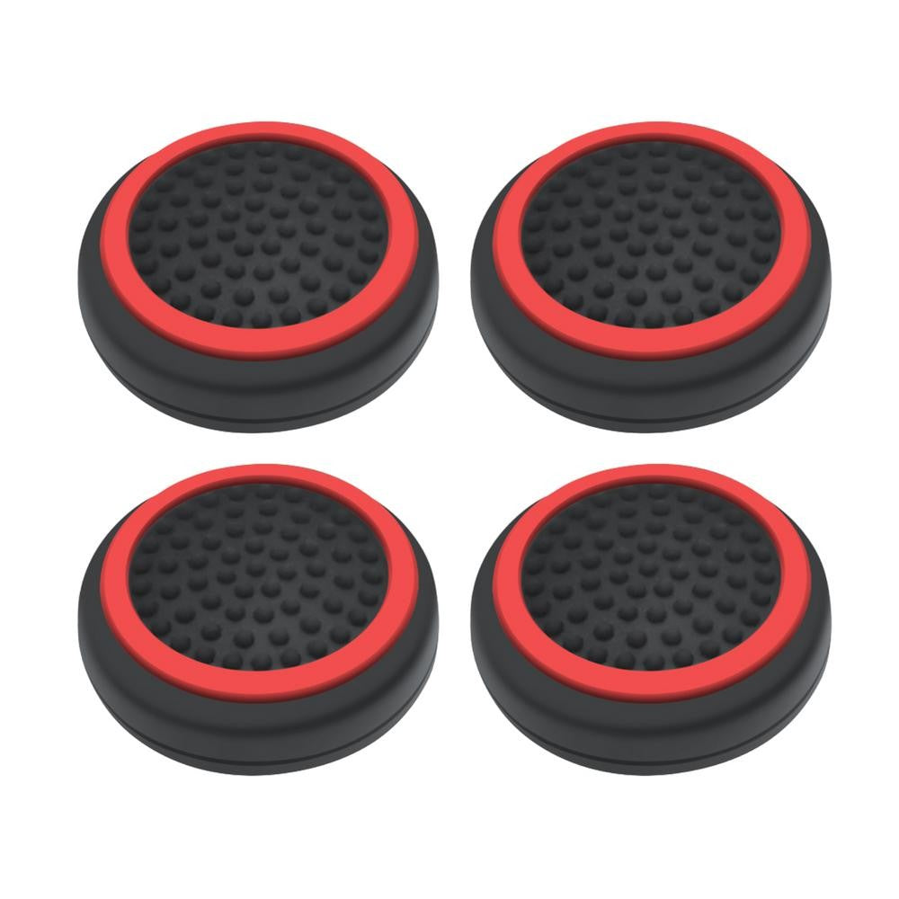 Tapas protectoras de silicona para mando de juegos, 4 piezas, antideslizantes