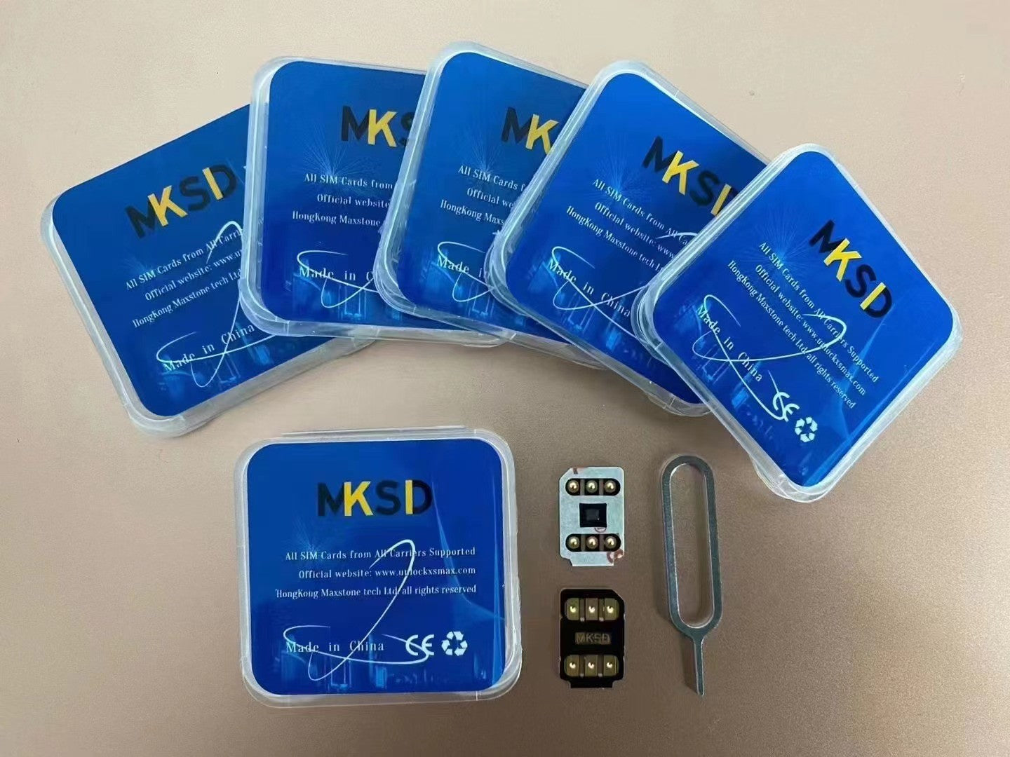 Las últimas pegatinas de tarjetas de desbloqueo MKSD Ultra V5.5 para IPhone 6/7/8/X/XS/XR/XSMAX/11/12/13PM todas las series MKSD negro/MKSD azul
