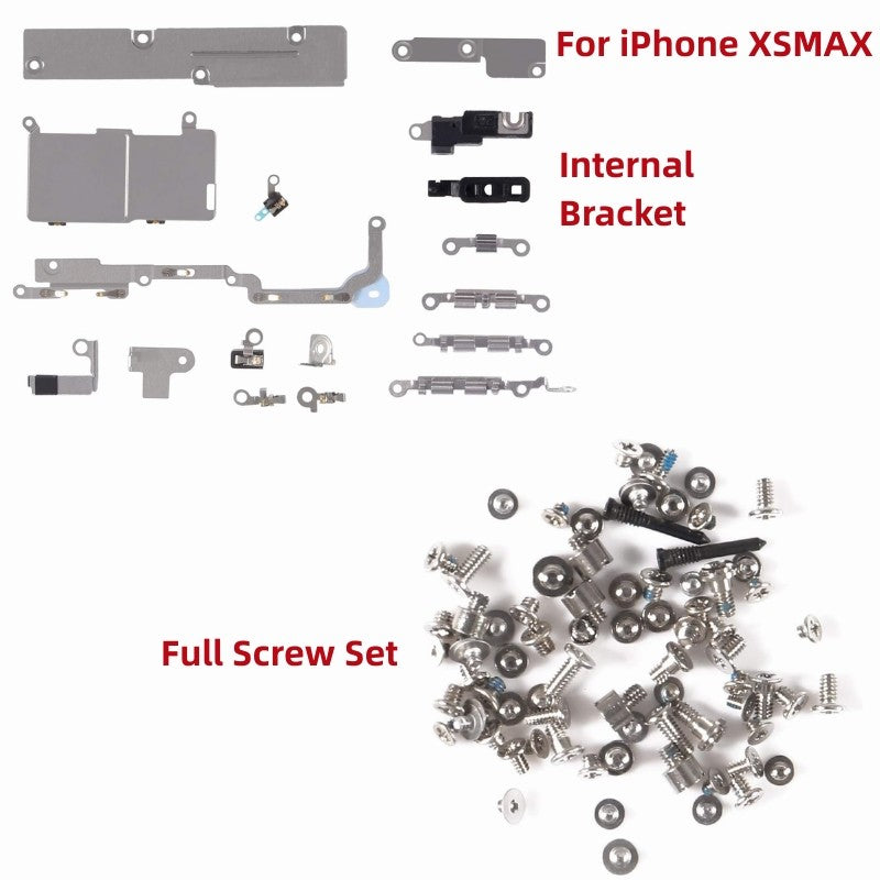 Piezas de repuesto de soporte interno y juego completo de tornillos para iPhone 7 7Plus 8 8Plus X XR XSMAX 11 11PRO MAX 12 12PRO MAX 12Mini