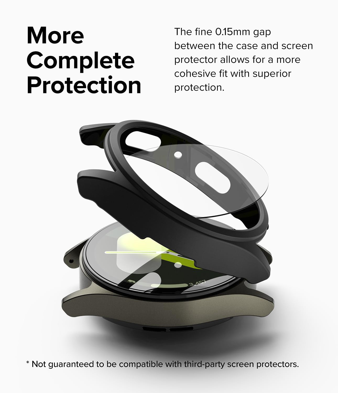 Vidrio y funda para Samsung Galaxy Watch 7, Protector de pantalla de 40mm/44mm, vidrio templado y PC duro, cubierta protectora de parachoques, juego de accesorios