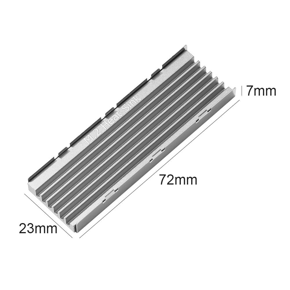 Jonsbo-disipador de calor para radiador, almohadillas de refrigeración M.2 2280 NVMe SSD, disco de calor, disipador de calor de aluminio, almohadilla térmica para PC de escritorio m2