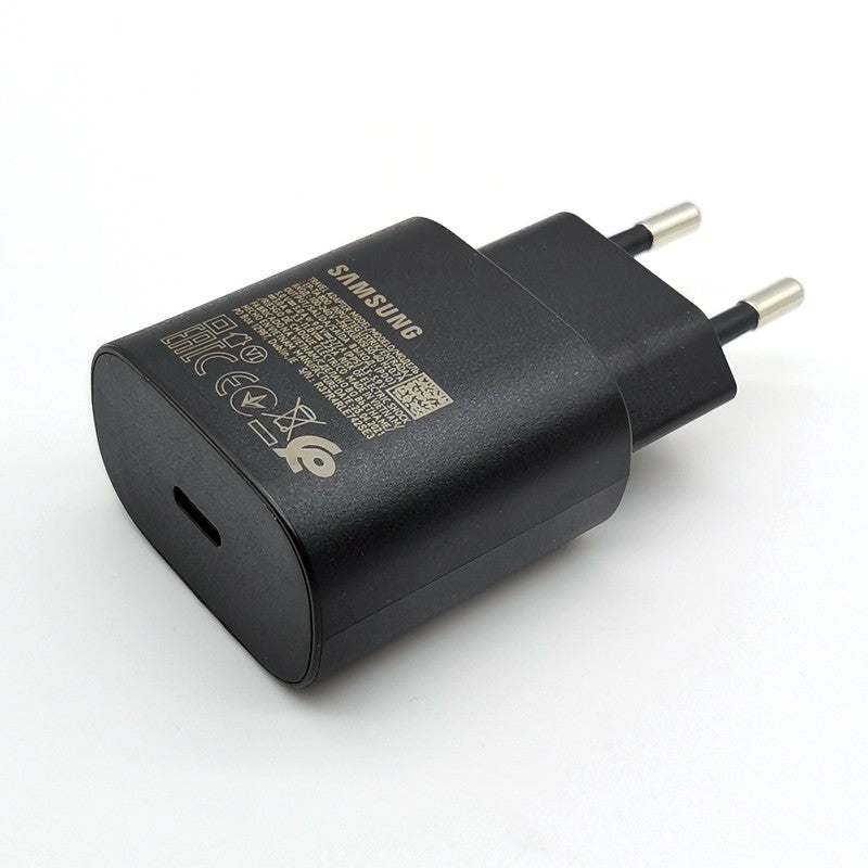 Samsung 25W cargador súper rápido tipo C adaptador para Galaxy S24 S23 S20 S21 S22 Plus Note 20 10 A55 A35 A25 A15 Z Flip Fold 6 5 4 3