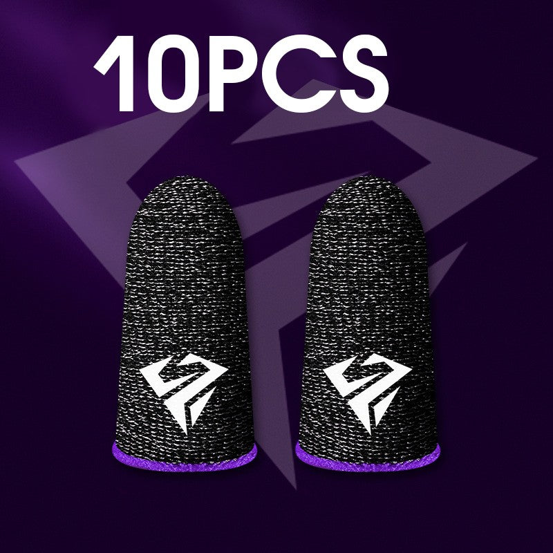 Guantes con yema del dedo para juegos móviles, 10 Uds., para jugadores PUBG, a prueba de sudor, antideslizantes, pantalla táctil, funda para el dedo, transpirable
