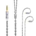 KBEAR Acorde 6N grafeno + 4N OFC Chapado en plata conector de Cable de actualización mezclado trenzado Cable de auriculares para Rosefinch KS2 KS1