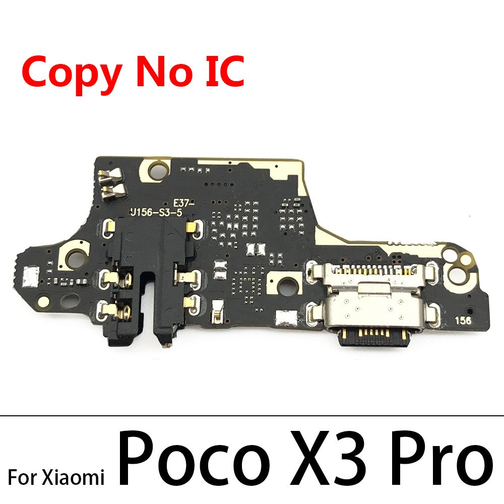 Nueva placa de carga PCB Flex para Xiaomi POCO X3 NFC versión Global/Poco X3 Pro conector de puerto USB Cable de carga