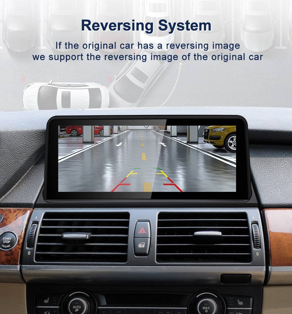 STWEI 2024 nuevo ID6 ID7 ID8 UI 10,25inc sistema Android inalámbrico Carplay AUTO para BMW X5 E70 X6 E71 reproductores de vídeo de coche GPS Navi