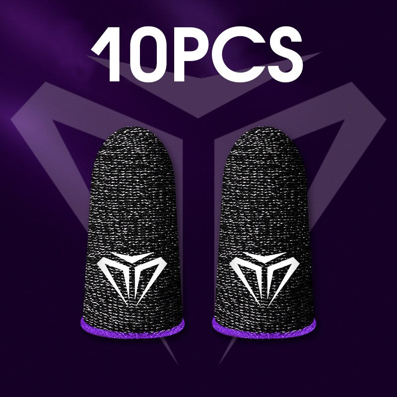 Guantes con yema del dedo para juegos móviles, 10 Uds., para jugadores PUBG, a prueba de sudor, antideslizantes, pantalla táctil, funda para el dedo, transpirable