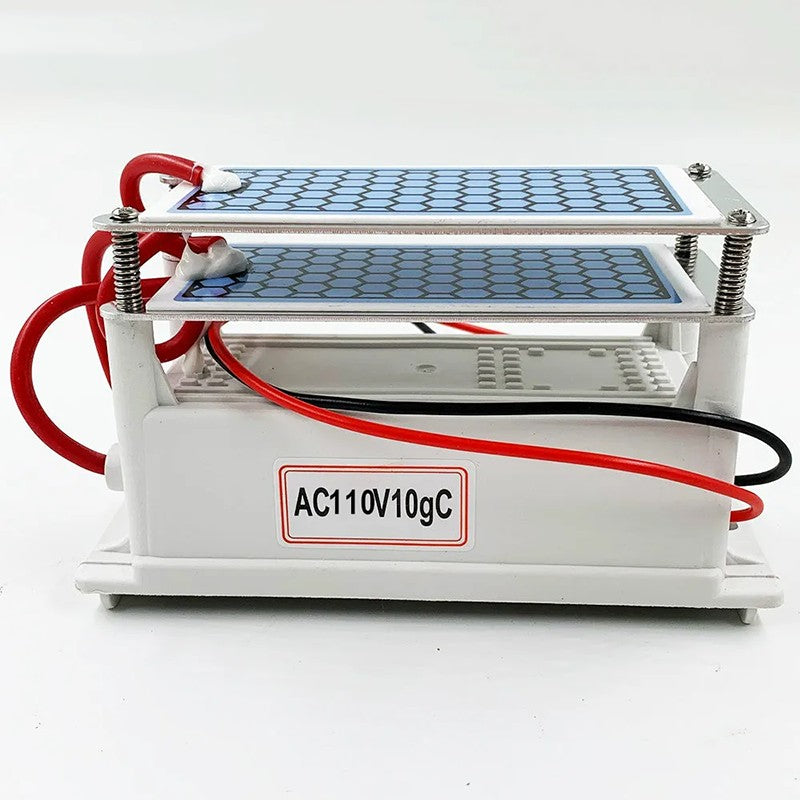 Generador de ozono portátil de 10g, 220V, 110V, 12V, purificador de aire para el hogar y el coche, esterilizador ozonizador para uso doméstico o en el coche