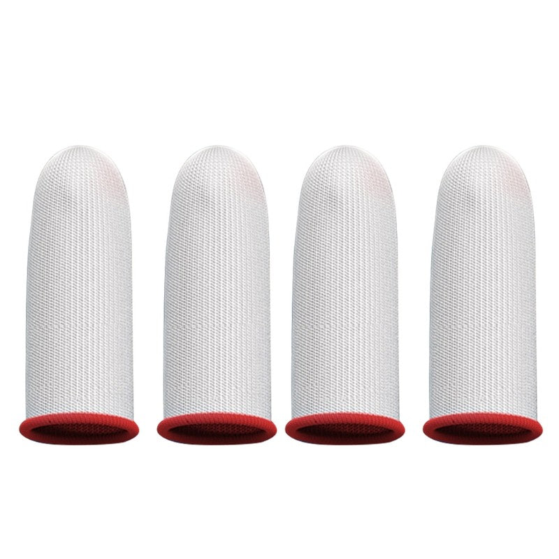 Guantes de dedo a prueba de sudor para juegos de teléfono, funda antideslizante para los dedos, para PUBG, pantalla táctil, acceso práctico, 2 uds.