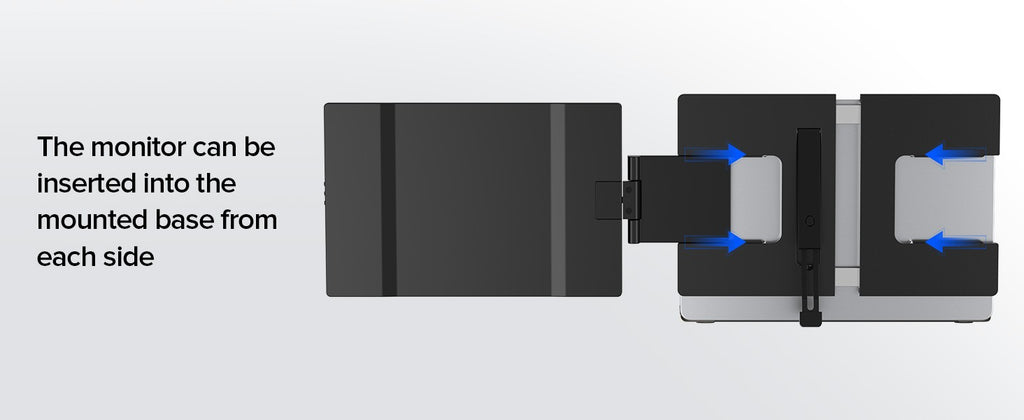 Extensor de pantalla para computadora portátil EVICIV 2K de 14" QHD 1440P, monitor triple portátil con rotación automática de 180° para Wins, Mac, Dex, Chrome, viajes, trabajo