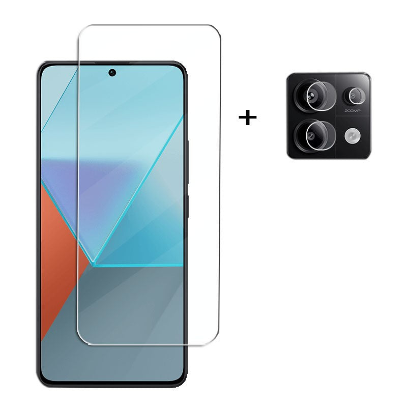 6 en 1 para Xiaomi Redmi Note 13 5G vidrio templado pantalla Redmi Note 13 Pro Protector de pantalla lente película Redmi Note 13 Pro