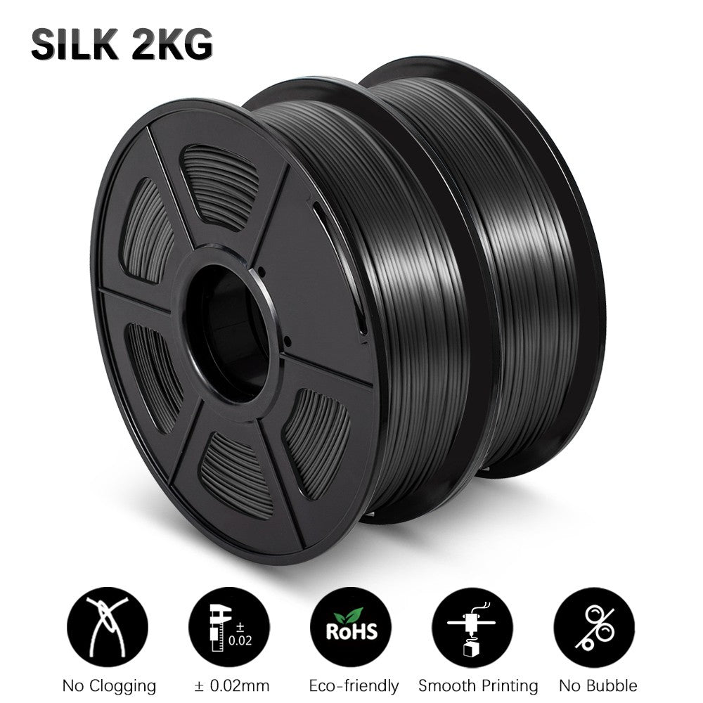 Filamento de impresora 3D JAYO PLA/PETG/SILK/TPU/ABS 1,75mm 2 rollos de materiales de impresión 3D para impresora 3D envío gratis