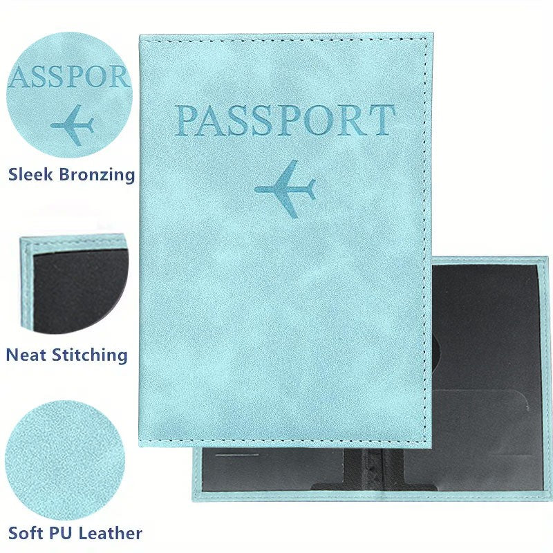 Amante el mapa del mundo cubierta de pasaporte estampado en caliente avión Simple mujeres hombres viaje pasaporte estuche protector moda regalo de boda