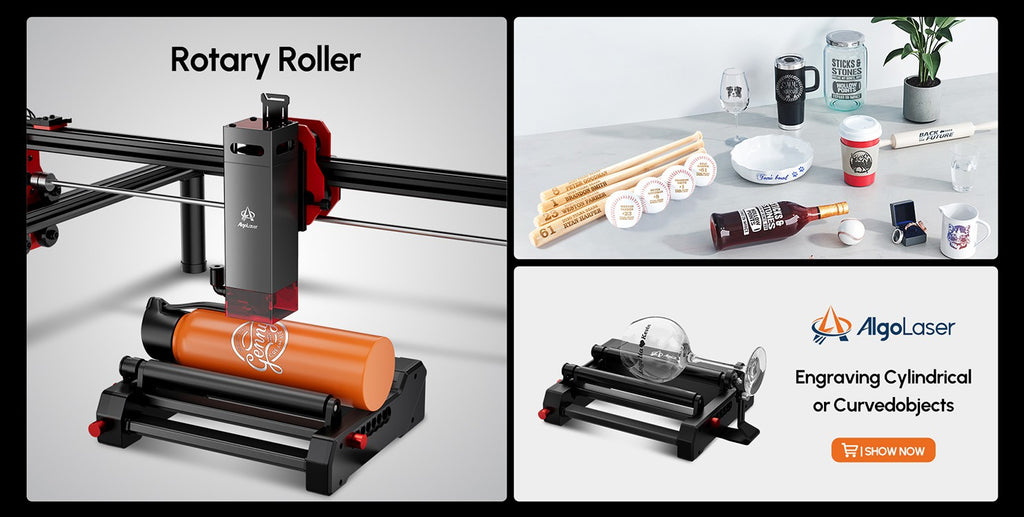 AlgoLaser KIT DIY 5.5W Máquina de Grabado Láser de Escritorio Inteligente de Nivel Básico con Control WiFi y Offline para Madera, Acrílico, Cuero y Manualidades DIY