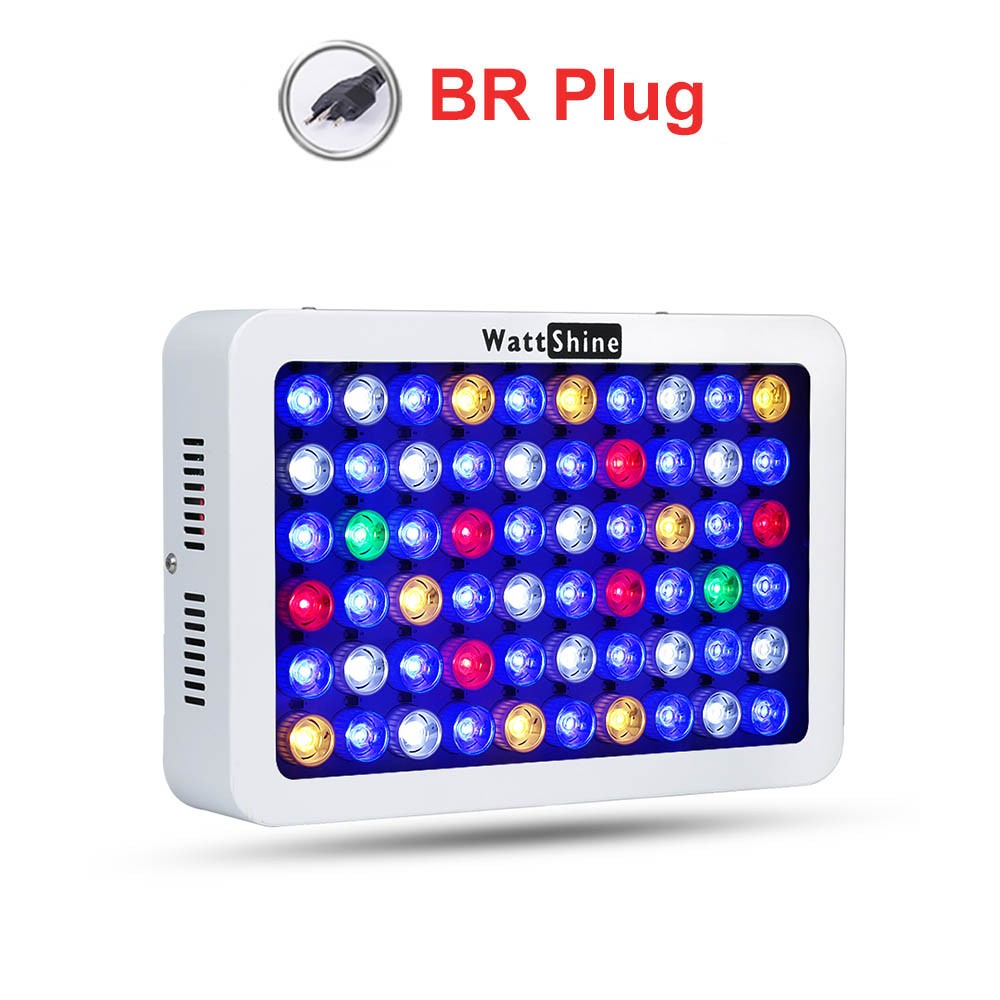 Atenuador de luz Led regulable para acuario, luces para tanque Fsih, 180W, lámpara para pecera de arrecife marino, decoración para peceras y acuarios