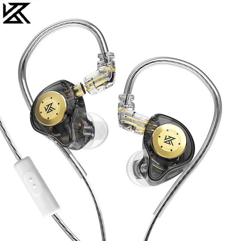 KZ EDX Pro auriculares dinámicos en el oído Monitor HiFi auriculares con cable bajo estéreo juego música tapones para los oídos auriculares con cancelación de ruido