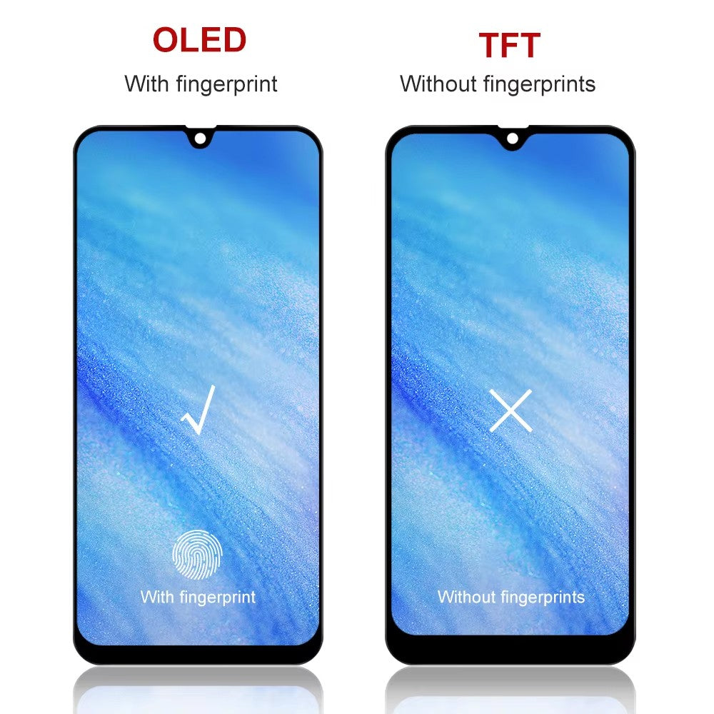 Pantalla LCD 100% probada para Samsung A50 SM-A505FN/DS A505F/DS A505, digitalizador de pantalla táctil con marco para Samsung A50 LCD