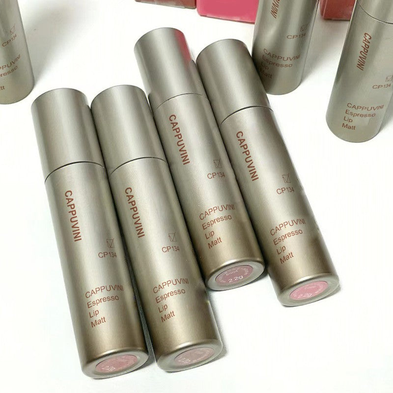 Brillo de labios de niebla mate de terciopelo único, taza antiadherente impermeable, esmalte de labios a prueba de manchas, lápiz labial líquido que no se decolora