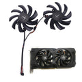 Ventilador de refrigeración de tarjeta de vídeo, dispositivo de refrigeración de gráficos RX 480/470, 4 pines, 85mm, 0.35A, VGA, para XFX R9 390/390X 8G RX480 RX470, 2 uds.