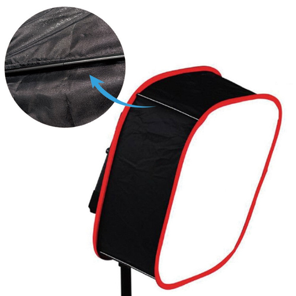 Difusor Softbox para YONGNUO YN600L II YN900 YN300 YN300 III IV Godox Viltrox Pixel, Panel de Luz LED para Video, Filtro Suave Plegable