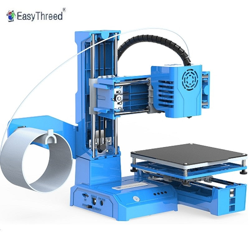 Impresora 3D Easythreed Mini K9, Fácil de Usar, Impresión con un Clic, Plataforma de Construcción Magnética, Impresora de Escritorio K7, Regalo para Niños Principiantes