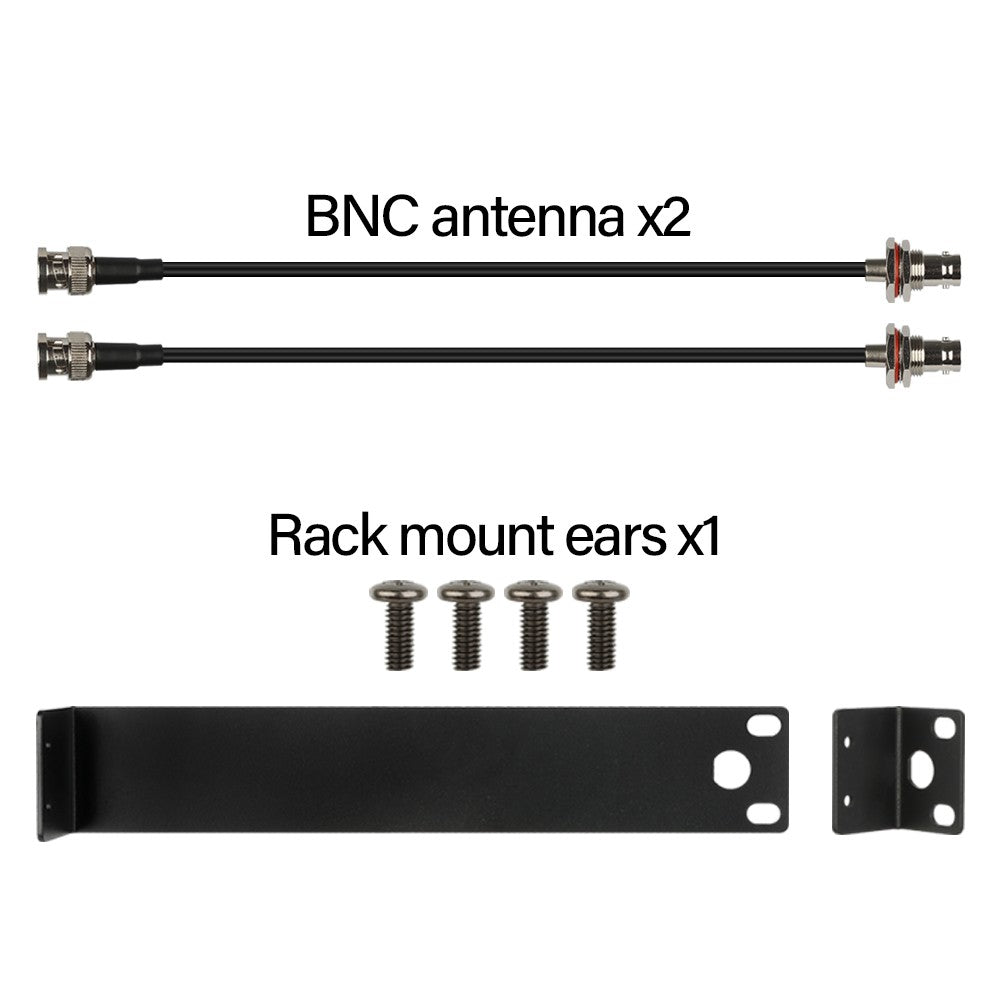 Piezas de sistema IEM inalámbrico PSM400, montaje en Rack, orejas y antenas BNC