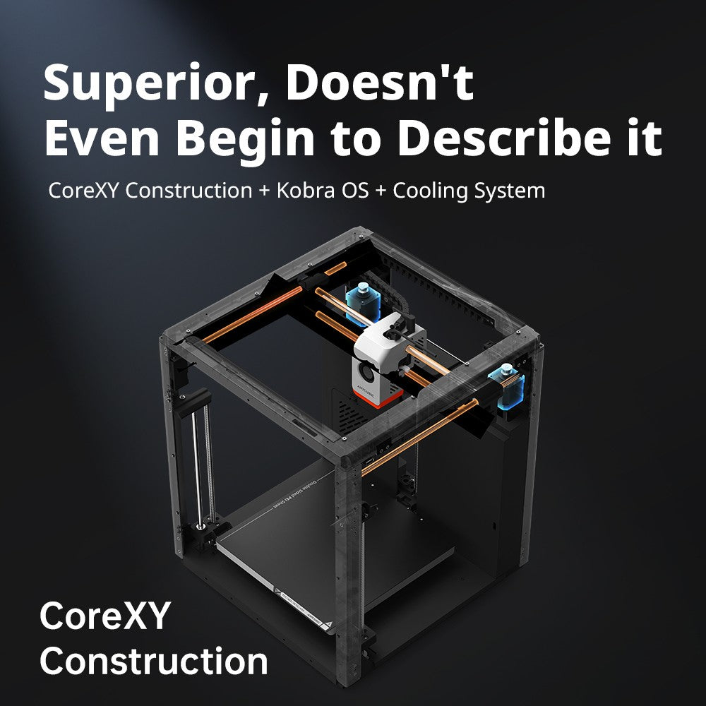 Anycubic Kobra S1 Combo impresora 3D multicolor núcleo de alta precisión XY estructura estable velocidad máxima ultrasilencioso 600 mm/s impresora 3D