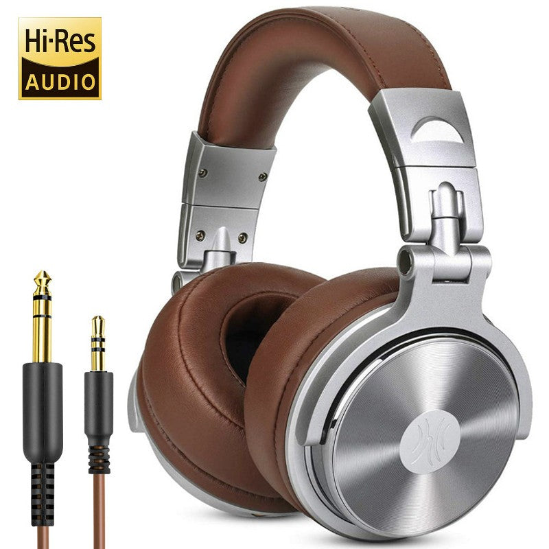 Oneodio auriculares con cable, Pro 10/30/50 Profesional DJ cascos Con microfono, Estéreo de Mezcla y Monitor de Estudio, Auriculares de alta resolución HiFi Over Ear, para PC AMP Teléfono Piano Guitarra