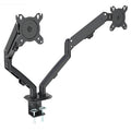Hyvarwey-Soporte de escritorio para Monitor Dual G08-24, montaje para pantallas LCD de 13 a 27 pulgadas, rotación e inclinación, ajuste de dos brazos