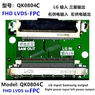 15 uds/FHD LVDS 2K 51pin/30pin para SAM Turn LG Cable conector placa adaptadora reemplazo izquierdo y derecho