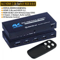 Conmutador HDMI 2.0 7 en 1, 4K 60Hz, Conmutador HDMI 5X1/4X1 HDR, Control Remoto para PS5, Xbox Series X, NS Switch, PC, HDTV 4K