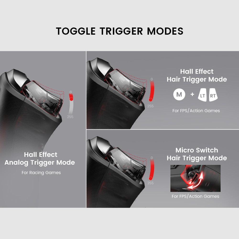 GameSir Cyclone 2 Bluetooth Gamepad controlador de juegos inalámbrico para Nintendo Switch 2 Arcade iPhone Android teléfono PC Joystick