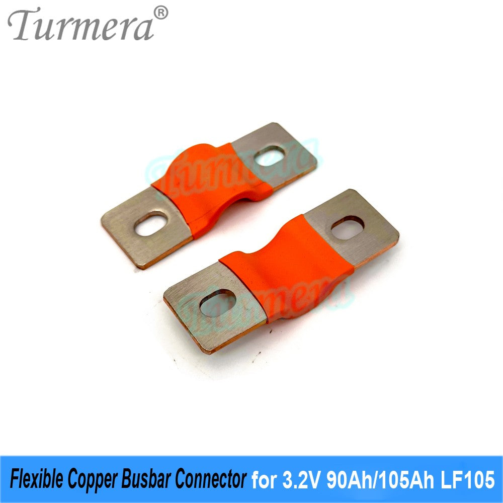 Turmera-batería Lifepo4 de 12V, conector de cobre Flexible, 56mm, 74mm, 2mm, 400A, para uso en batería Lifepo4 de 200Ah, 230Ah, 280Ah, 320Ah