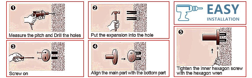 Juego de accesorios de baño, portarrollos de papel higiénico, soporte de toalla, barra de gancho de acero inoxidable, montado en la pared para dormitorio, cocina, Kit de Hardware de baño