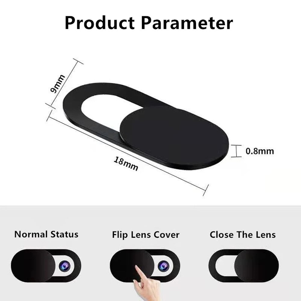 5/10 Uds cubierta de cámara web tableta portátil cubiertas de cámara deslizante teléfono móvil antiespía para iPad PC Macbook tabletas lentes pegatina de privacidad