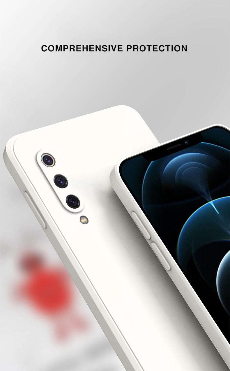 Funda básica de Color caramelo puro para Xiaomi Mi 9 Mi9 SE Pro Lite Explorer 9SE 9Pro 9Lite Funda trasera de silicona líquida cuadrada suave