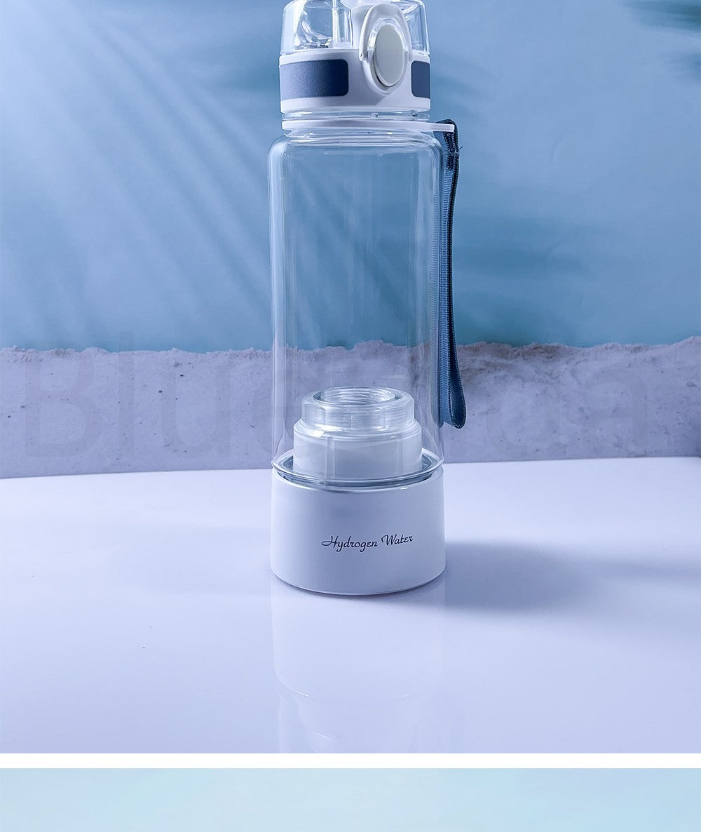 Generador de agua hidrogenada Bluevida de nuevo estilo deportivo SPE y PEM, H2 hasta 3000ppb y botella de agua hidrogenada con gran capacidad de batería
