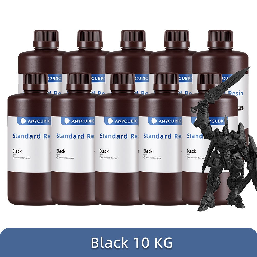 ANYCUBIC 4 unids/lote 405nm resina UV para impresora 3D LCD resina de fotopolímero líquido impresión 3D actualización de resina 1kg