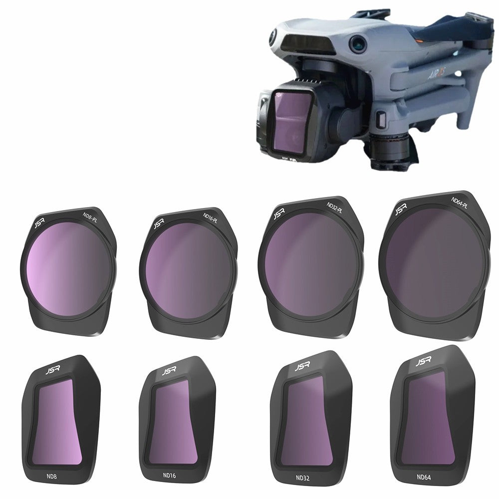 Vidrio ND8 ND16 ND32 ND64 ND8PL ND16PL ND32PL ND64PL filtro tapa protectora de densidad neutra para DJI Air3S Air 3S AIR3S AIR 3S Drone